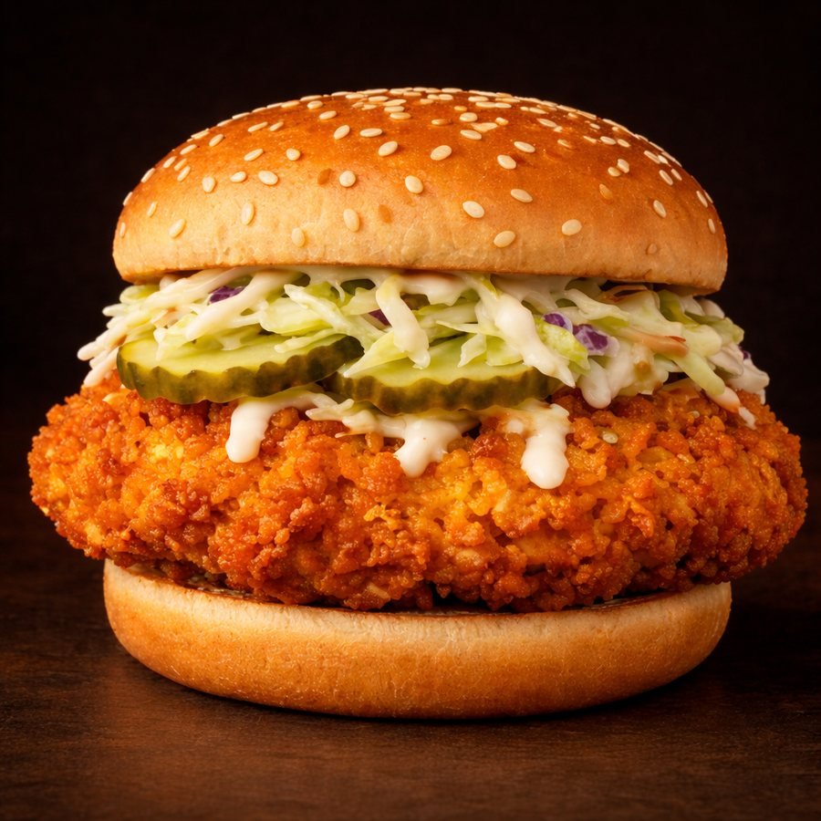 Zingster's Nashville hot chicken sandwich